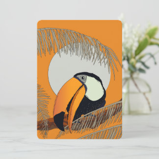 Vintage Toucan Save The Date