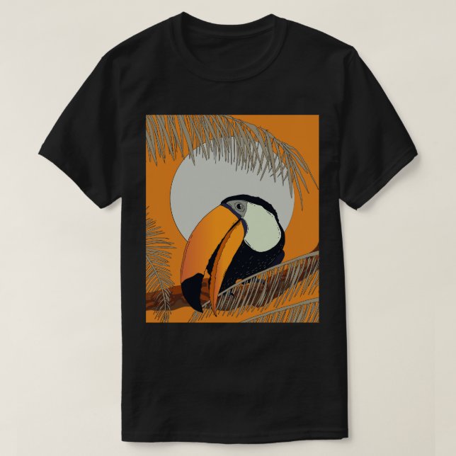 Vintage Toucan T-Shirt (Design Front)