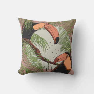 Vintage Toucans Cushion