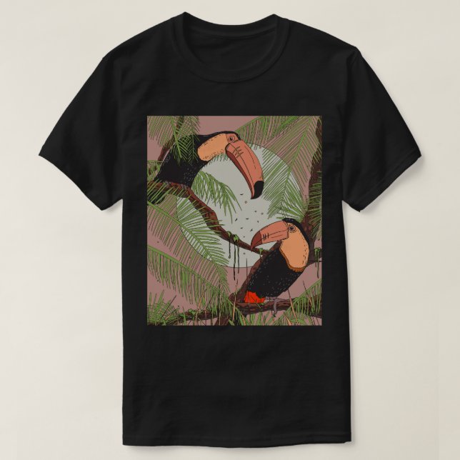 Vintage Toucans T-Shirt (Design Front)