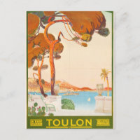 Vintage Toulon Cote D'Azur Provence Alpes Travel