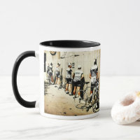 Vintage Tour de France Cyclists' Pee Stop 1970s