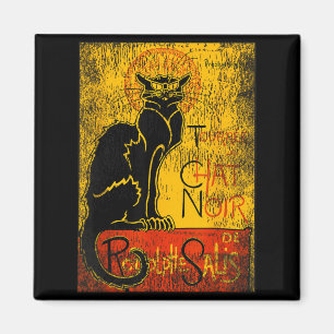 Vintage Tour du Chat Noir Black Cat For Halloween Magnet