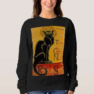 Vintage Tour du Chat Noir Black Cat For Halloween Sweatshirt