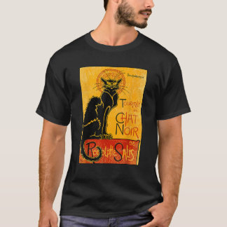 Vintage Tour du Chat Noir Black Cat For Halloween T-Shirt
