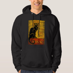 Vintage Tournee du Chat Noir Black Cat  Halloween Hoodie