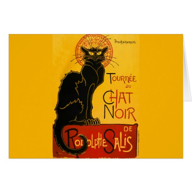 Vintage Tournée Du Chat Noir Theophile Steinlen (Front Horizontal)