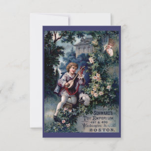 Vintage Toy Emporium Ad Invitation