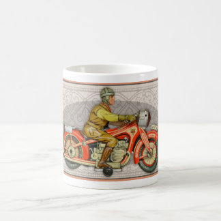 VINTAGE TOY MOTORCYCLE  COFFEE MUG