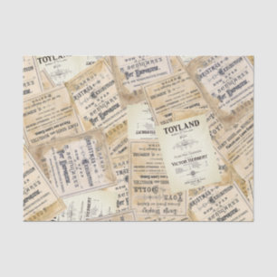 Vintage Toyland Christmas Tissue Paper