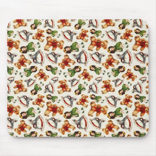 Vintage Toys Mouse Mat (Front)