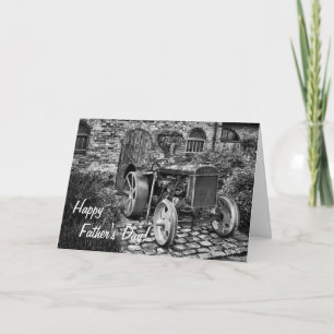 Vintage Tractor Father's Day card