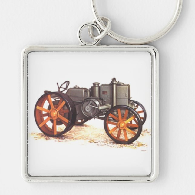 Vintage Tractor Key Ring (Front)