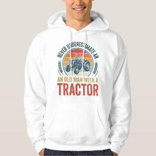 Vintage Tractor Old Man Quote Shirt Design_1