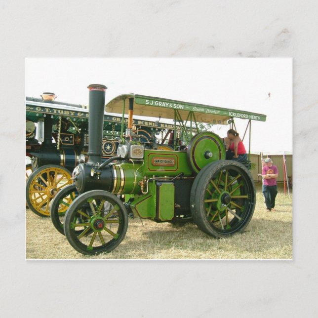 vintage tractor postcard (Front)