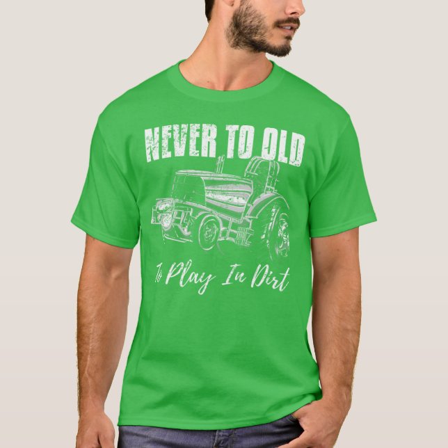 Vintage Tractor Pulling Season T-Shirt (Front)