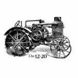 Vintage Tractor Standing Photo Sculpture<br><div class="desc">This vintage Advance-Rumely OilPull 12-20 tractor was advertised nearly 100 years ago in 1919.</div>