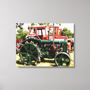 VINTAGE TRACTORS CANVAS PRINT