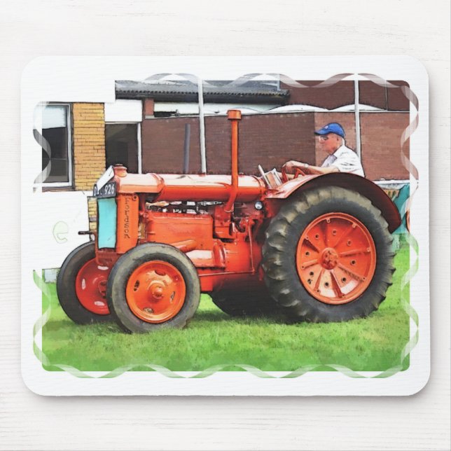 VINTAGE TRACTORS MOUSE MAT (Front)