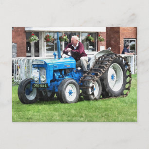 VINTAGE TRACTORS POSTCARD