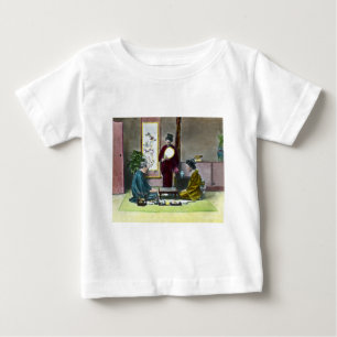 Vintage Traditional Japanese Mahjong 麻雀 Baby T-Shirt