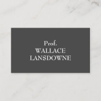 Vintage, Traditional, Professional Business Card