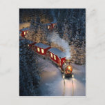 vintage train Christmas Postcard<br><div class="desc">vintage train Christmas</div>