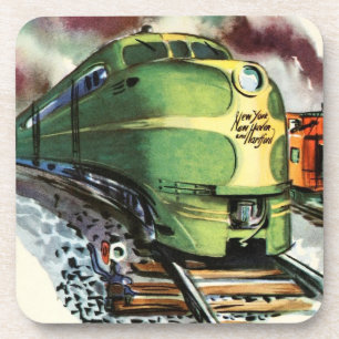 Vintage Train Coaster