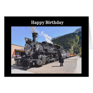 Vintage Train, Happy Birthday, Old Timer!