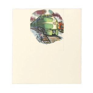 Vintage Train Notepad