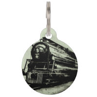 Vintage Train Photo in Motion with Blur