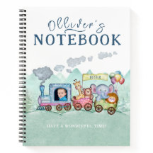 Vintage Train Transport Birthday Watercolor photo