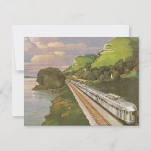 Vintage Train Vacation, Locomotive in Country