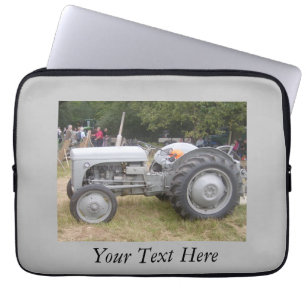 Vintage traitor old grey massey fergison  laptop sleeve