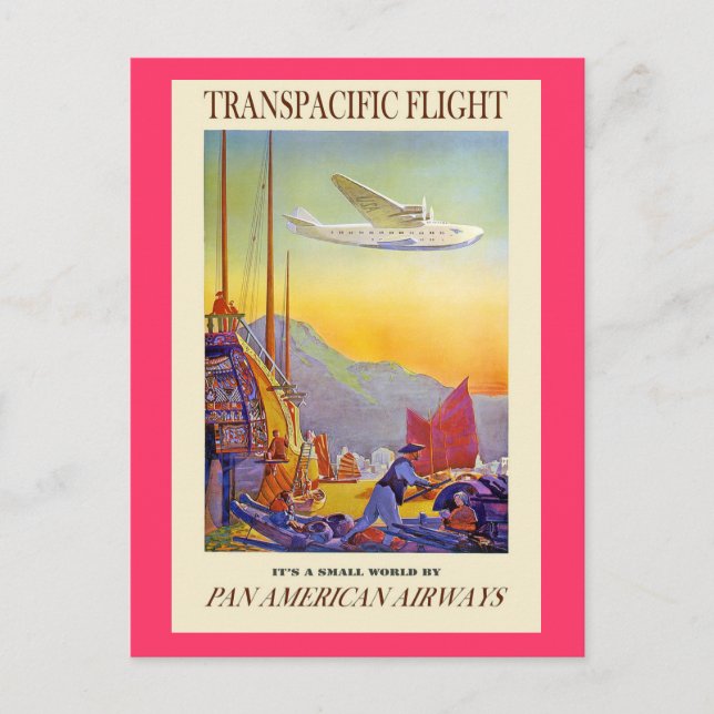 Vintage transpacific postcard (Front)