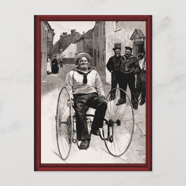 Vintage transport for sailors postcard (Front)