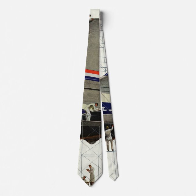 Vintage Transportation, Airplane Maintenance Tie (Front)