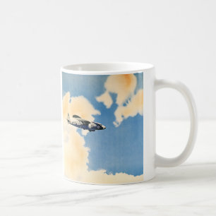 Vintage Transportation, Albatross Aeroplane Coffee Mug