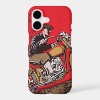 Vintage Transportation, Antique Motorcycle Rider