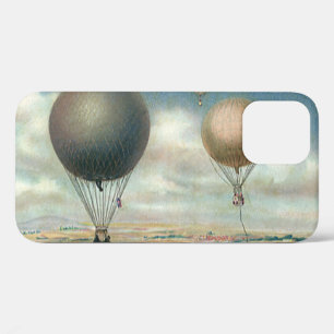 Vintage Transportation Hot Air Balloons, Dirigible iPhone 12 Case