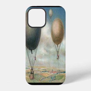Vintage Transportation Hot Air Balloons, Dirigible iPhone 12 Case