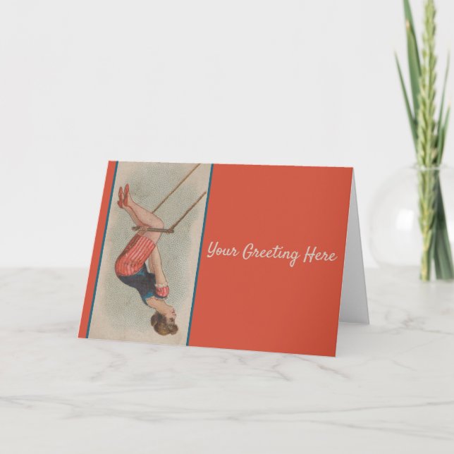 Vintage Trapeze Card (Front)