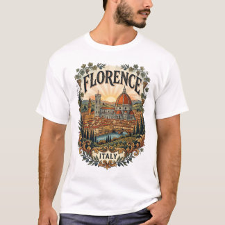 Vintage traval Florence Italy Men's T-Shirt