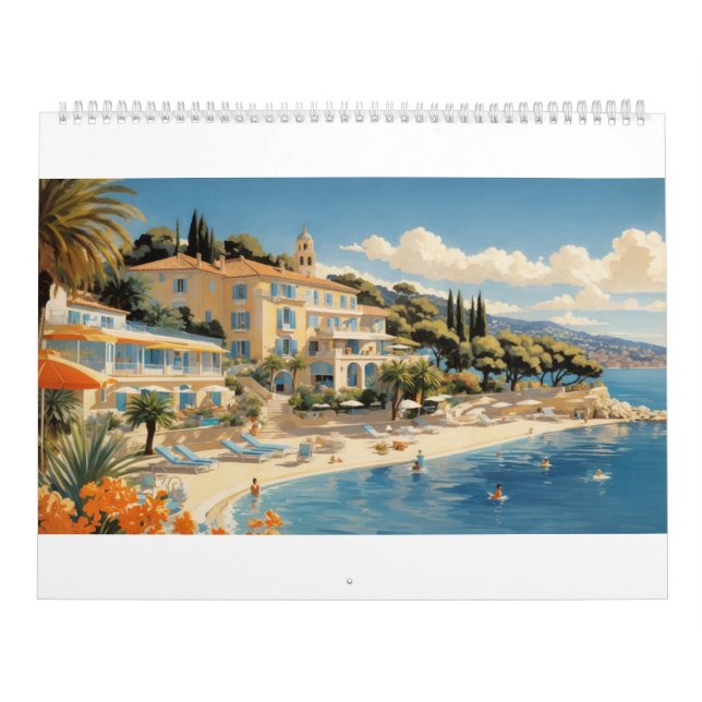  Vintage Travel Adventures  Calendar (Cover)