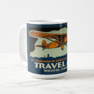Vintage Travel Air Plane, Wichita the Air Capital Coffee Mug