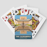 Vintage Travel Alhambra Granada Spain Retro Scenic