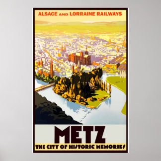 Vintage Travel - Alsace - France Poster