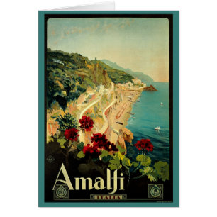 Vintage Travel, Amalfi Italian Coast Beach