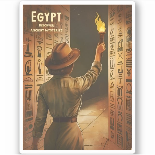 Vintage Travel Ancient Egypt Tourism Retro Graphic (Front)