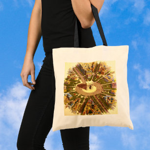 Vintage Travel, Arc de Triomphe Paris France Tote Bag